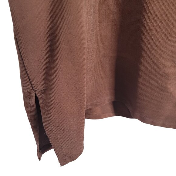 Strawbridge & Clothier NWT Sz XL Blouse Washable Textured Silk Back Keyhole VTG - Picture 6 of 8